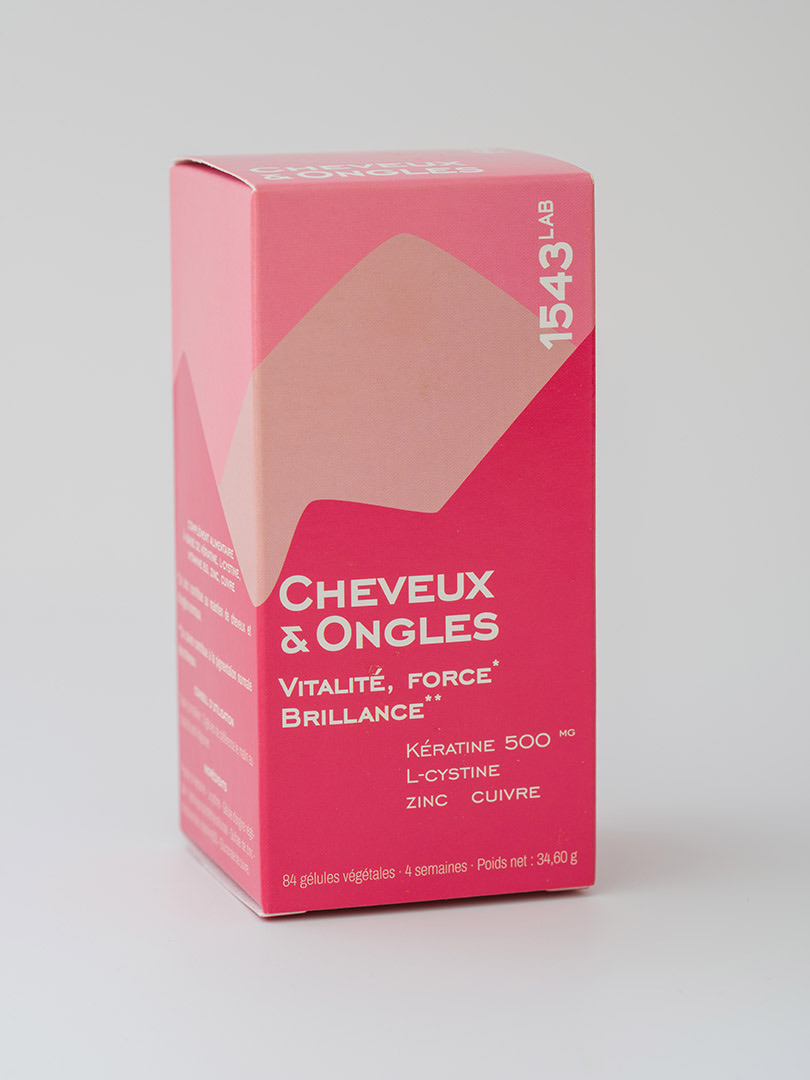 Cheveux & ongles, boîte, face