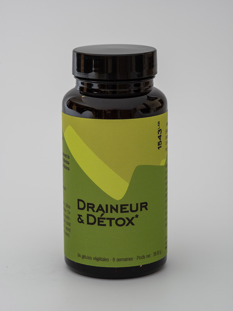 Draineur & détox, pilulier