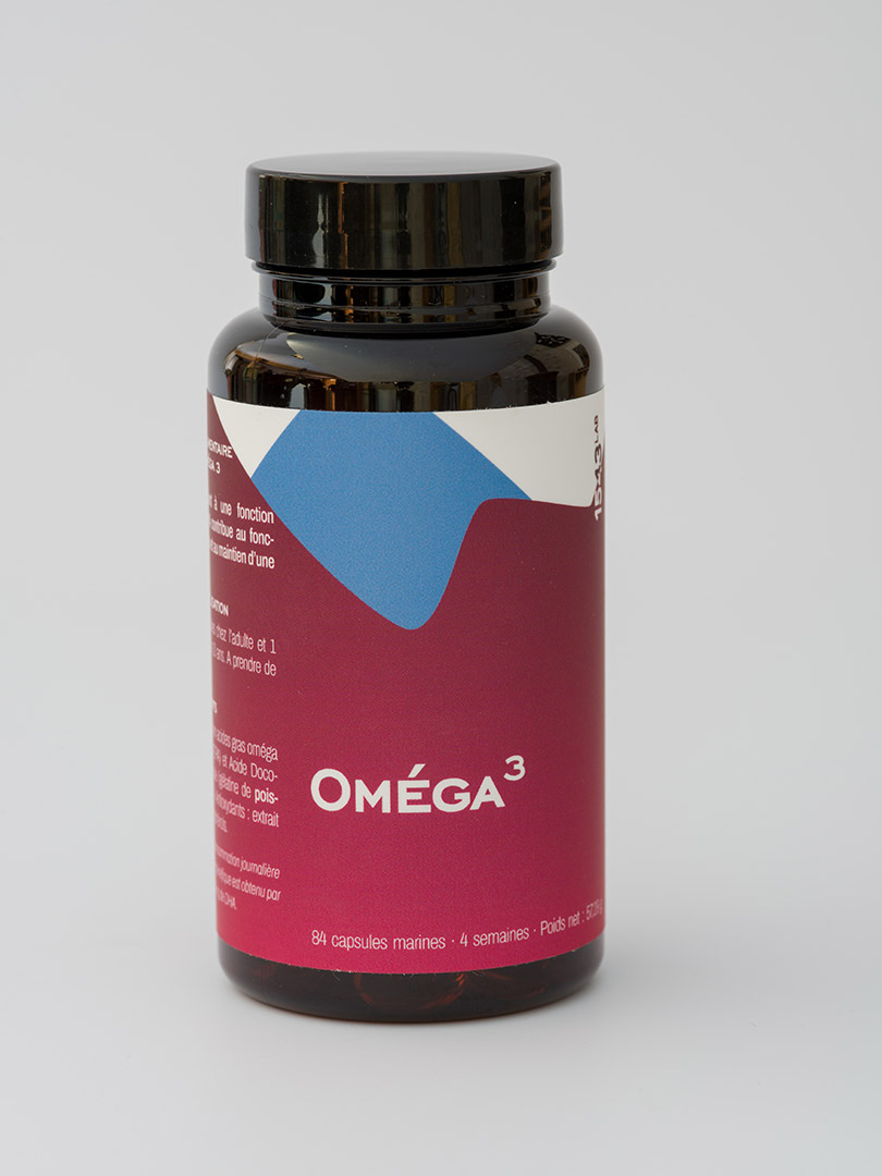 Oméga 3, pilulier